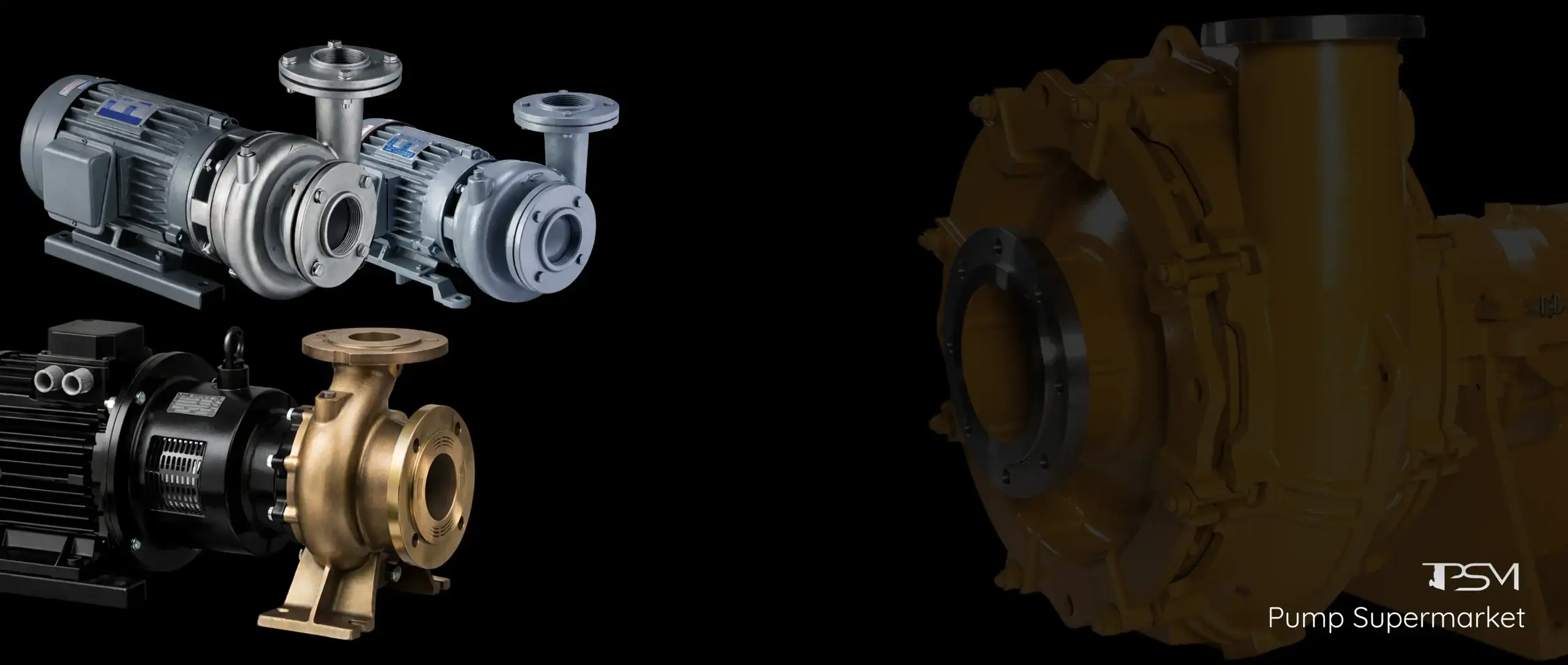 Water pumps, electric motors and industrial pump systems from Pump Supermarket